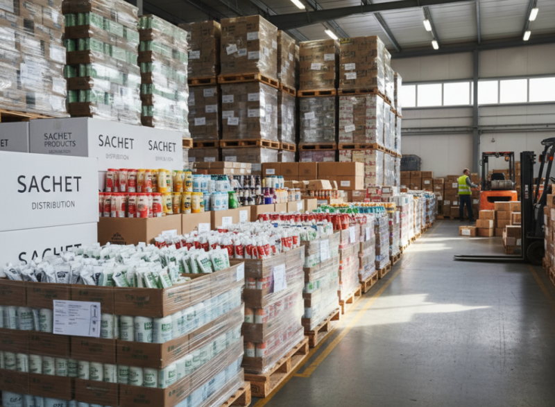 Distribuidora de produtos em sachê: praticidade, economia e abastecimento eficiente