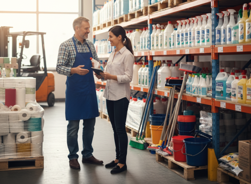 Fornecedor de material de limpeza: como escolher o parceiro ideal para sua empresa
