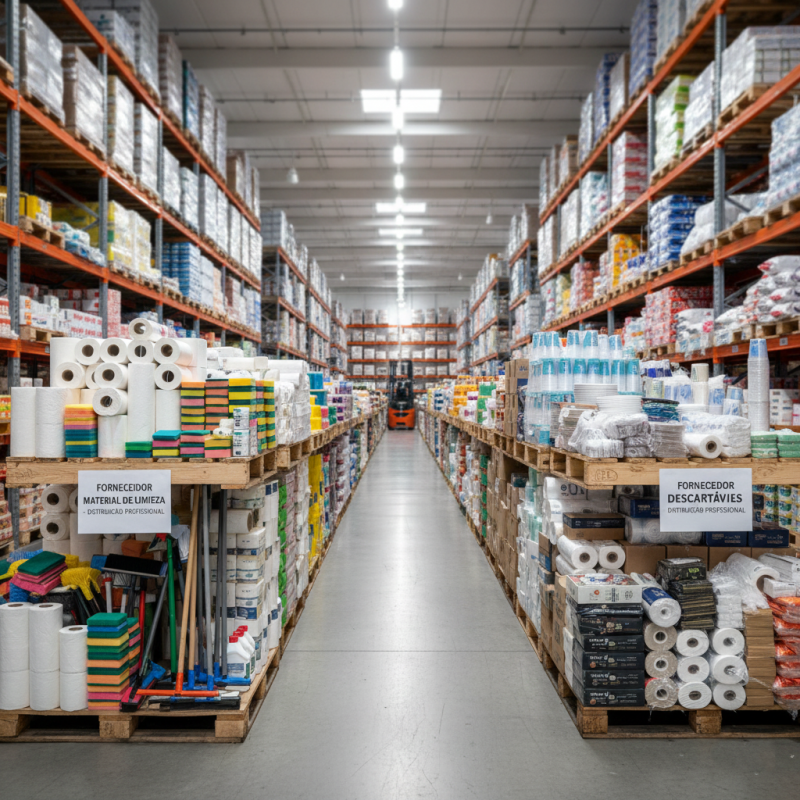 Higiene Completa: A Escolha Inteligente de Fornecedores de Material de Limpeza e Descartáveis