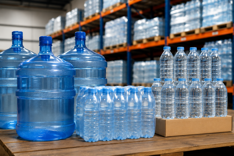 Preços de água mineral no atacado: como economizar sem perder qualidade