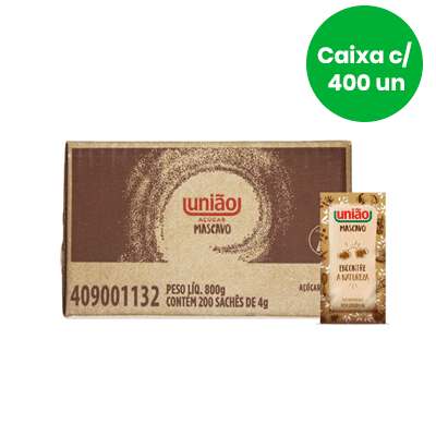 Açúcar Mascavo União Sache c/ 200un.