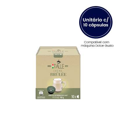 Capsula creme brûlée Italle p/ Dolce Gusto c/10 un