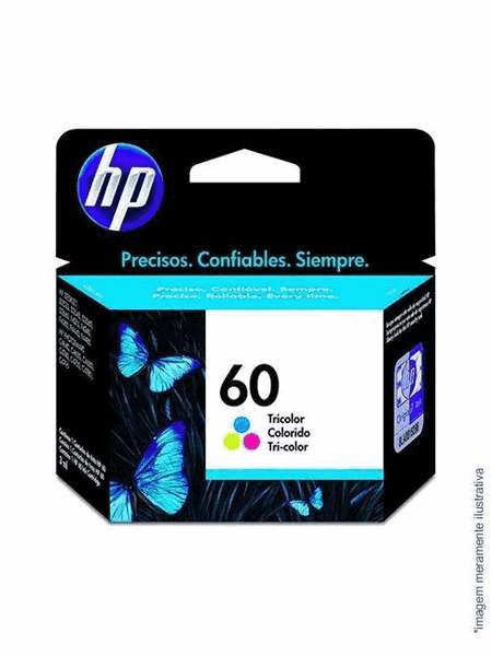 Cartucho HP 60 Colorido 4,5ml