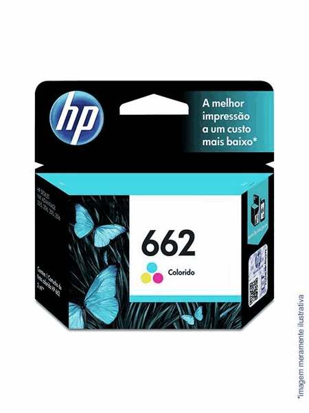 Cartucho HP 662 Colorido Original