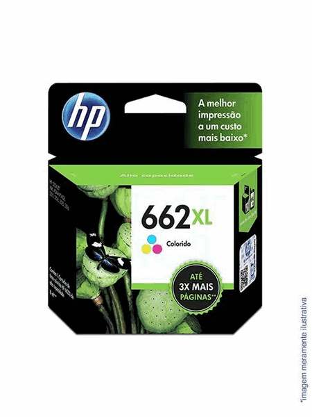 Cartucho HP 662XL Colorido Original