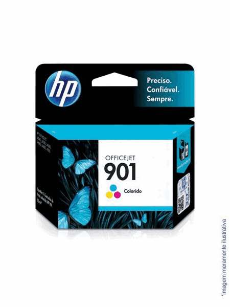 Cartucho HP 901 Colorido Original