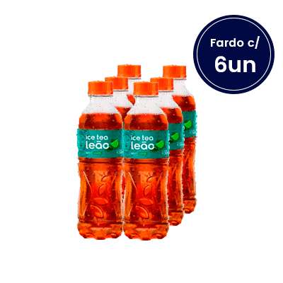 Chá Ice Tea Limão Leão 450ml Fardo com 6un