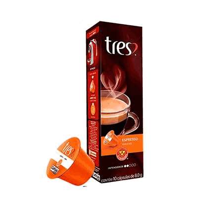 Cápsulas 3 Corações Espresso Ameno - Caixa com 10 Unidades