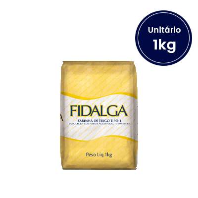 Farinha de Trigo Tipo 1 Fidalga 1kg