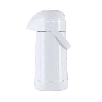 Garrafa Térmica Pressão Branca Invicta - 1 Litro