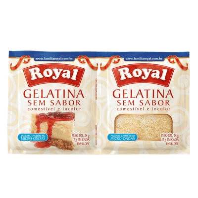 Gelatina Incolor Royal 24g