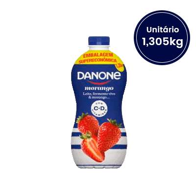 Iogurte sabor Morango Danone 1,350kg