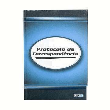Livro Protocolo Correspondência 1/4 100 folhas