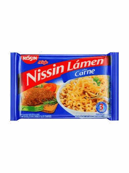 Macarrão Instantâneo Nissin Lámen Carne 85g