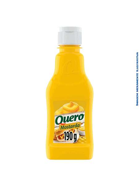 Mostarda Quero - Embalagem com 190g