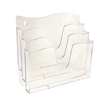 Organizador de Documentos Triplo Dellocolor Cristal Dello
