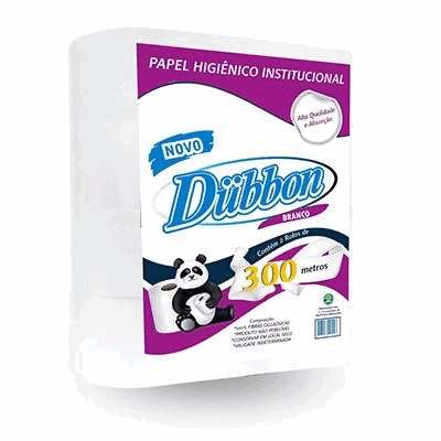 Papel Higiênico Institucional Branco Dubbon - Pacote com 8 Rolos