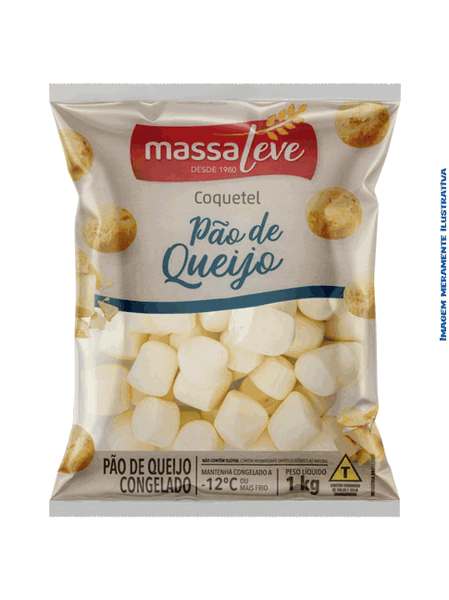 Pão de Queijo Mini Massa Leve 1kg