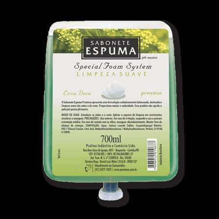 Sabonete Espuma Erva Doce Premisse - Refil 700ml