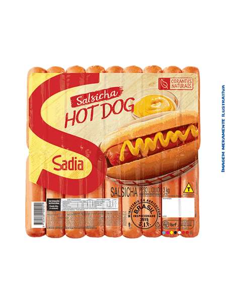 Salsicha Sadia - 3Kg