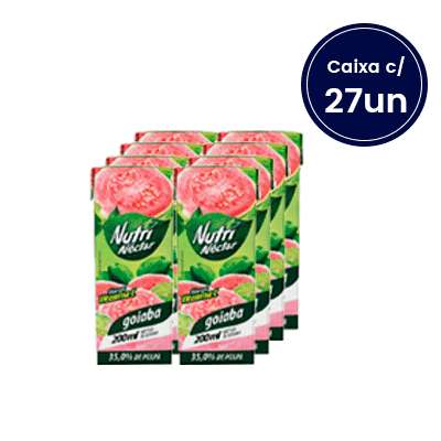 Suco Nutri Néctar de Goiaba 200ml - Caixa