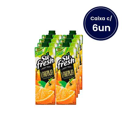 Suco Sabor Laranja Sufresh 1L Caixa Com 6 un