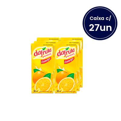 Suco de Laranja Dafruta 200ml - Caixa com 27 Unidades