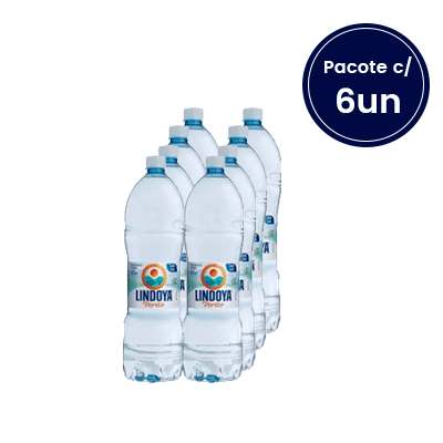Água Mineral sem Gás Lindoya Verão 1,5L c/ 6un