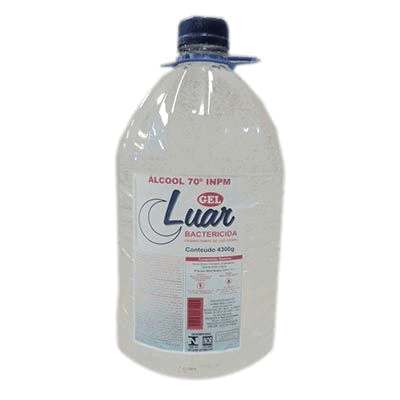 Álcool Gel 70° Bactericida Luar - 4,3kg