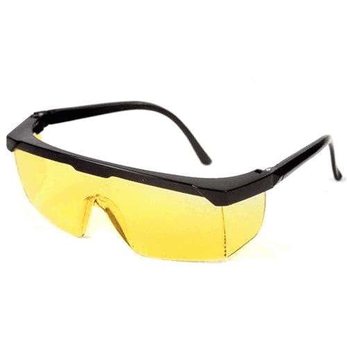 Óculos Protetor Tipo RJ Amarelo Jaguar